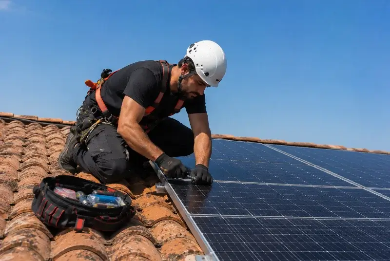 Maintenance et monitoring de panneaux solaires à Cabanac-et-Villagrains
