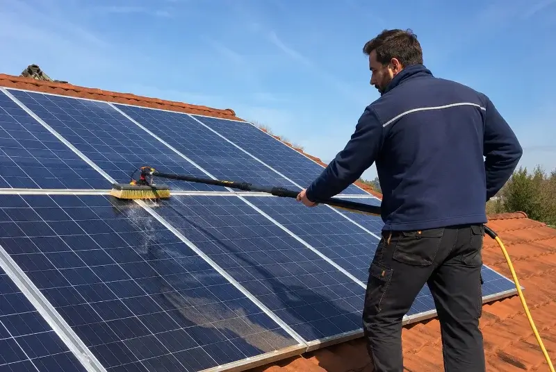 Nettoyage et entretien de panneaux solaires à Cabanac-et-Villagrains